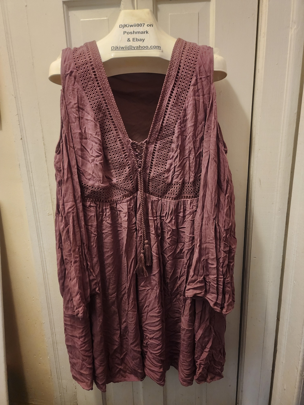 3x [Torrid] Lilac Boho Dress